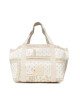 Manebi Дамска чанта Tote Bag B 0.3 At Beige Bandana - Mera.bg
