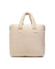 Manebi Дамска чанта Riviera Bag Medium T 3.4 Aq Natural W Blue Logo Terry Cotton - Mera.bg