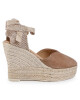 Manebi Еспадрили Heart Shape Wedges W 1.9 WH Vintage Taupe - Mera.bg