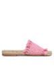 Manebi Еспадрили Fringed Knots Raffia Jute Sandals V 2.9 Y0 Розов - Mera.bg