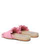 Manebi Еспадрили Fringed Knots Raffia Jute Sandals V 2.9 Y0 Розов - Mera.bg