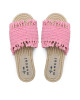 Manebi Еспадрили Fringed Knots Raffia Jute Sandals V 2.9 Y0 Розов - Mera.bg