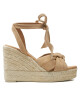 Manebi Еспадрили Hamptons Wedge Espadrilles With Knot M 1.1 WS Бежов - Mera.bg