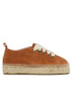 Manebi Еспадрили Lace-Up Espadrilles R 3.9 E0 Кафяв - Mera.bg