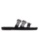 Manebi Еспадрили Leather Sandals S 2.1 Y0 Black W Triple Buckle - Mera.bg