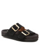 Manebi Еспадрили Nordic Sandal 7.2 R0 L Black With Gold Buckles - Mera.bg