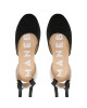 Manebi Еспадрили Organic Hemp Low Wedge Espadrilles O 7.9 WL Черен - Mera.bg