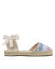 Manebi Еспадрили Raffia Yute Mix Flat Valenciana Espadrilles G 6.1 P0 Fucsia Blue Mix - Mera.bg