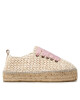 Manebi Еспадрили Sneakers D V 2.1 E0 Cream Net Raffia - Mera.bg