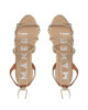 Manebi Еспадрили Soft Suede Lace-Up Wedge Espadrilles M 1.1 WA Champagne Beige - Mera.bg