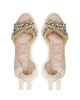 Manebi Еспадрили X Wedges Valenciana Natural With Gems - Mera.bg