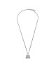 Marc Jacobs Колие The St. Marc Cuban-Link Chain Necklace 2F3JNC001J37 Сребрист - Mera.bg