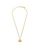 Marc Jacobs Колие The St. Marc Cuban-Link Chain Necklace 2F3JNC001J37 Златист - Mera.bg