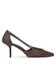 Max Mara Обувки на ток Strawpump 2514521312600 Кафяв - Mera.bg