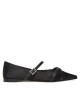 Max Mara Обувки Satinflat 2514521272600 Черен - Mera.bg