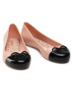 Melissa Балеринки Mini Sweet Love Cap To 33279 Glitter Rose/Black 53888 - Mera.bg