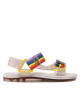 Melissa Сандали Mini Papete Rider I 33381 Beige/Beige/Rainbow 54036 - Mera.bg