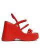 Melissa Сандали Jessie Platform Ad 33994 Червен - Mera.bg