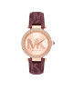 Michael Kors Часовник Parker MK2974 Burgundy/Rose Gold - Mera.bg