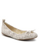 MICHAEL Michael Kors Балеринки Juliette Flat 40S2JTFP1B Vanilla - Mera.bg