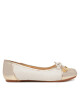 MICHAEL Michael Kors Балеринки Kenya Bow MK01365256 Екрю - Mera.bg
