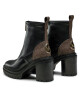 MICHAEL Michael Kors Боти Cyrus Zip Bootie 40F2CYME6L Blk/Brown - Mera.bg