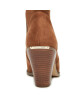 MICHAEL Michael Kors Боти Dover Heeled Bootie 40F3DOHE5S Luggage - Mera.bg
