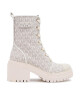 MICHAEL Michael Kors Боти Hanley Bottie Mk Sig Semi Lux 40F3HYME5B Екрю - Mera.bg