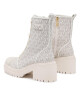 MICHAEL Michael Kors Боти Hanley Bottie Mk Sig Semi Lux 40F3HYME5B Екрю - Mera.bg