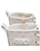 MICHAEL Michael Kors Боти Hanley Bottie Mk Sig Semi Lux 40F3HYME5B Екрю - Mera.bg