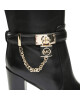 MICHAEL Michael Kors Ботуши Hamilton Heeled Boot 40F3HAHB5L Черен - Mera.bg