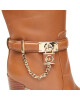 MICHAEL Michael Kors Ботуши Hamilton Heeled Boot 40F3HAHB5L Luggage - Mera.bg