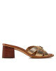 MICHAEL Michael Kors Чехли Tiffanie Mid Sandal 40S4TFMS1M Златист - Mera.bg