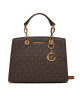 MICHAEL Michael Kors Дамска чанта Cynthia 32S4GCYC1B Кафяв - Mera.bg