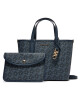 MICHAEL Michael Kors Дамска чанта Eliza 30R4GZAT0V Тъмносин - Mera.bg