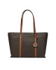 MICHAEL Michael Kors Дамска чанта Temple Tote 30R4G1LT3B Кафяв - Mera.bg