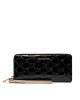 MICHAEL Michael Kors Голям дамски портфейл Large Logo Embossed 34H3GJ6T9U Black - Mera.bg