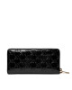MICHAEL Michael Kors Голям дамски портфейл Large Logo Embossed 34H3GJ6T9U Black - Mera.bg