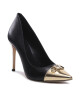 MICHAEL Michael Kors Обувки на ток Parker Pump 40F2PKHP4L Blk/Gold - Mera.bg