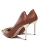 MICHAEL Michael Kors Обувки на ток Parker Pump 40F2PKHP4L Lugg/Gold - Mera.bg