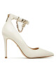 MICHAEL Michael Kors Обувки на ток Hamilton Pump 40F3HAHP1L Екрю - Mera.bg