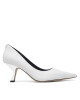 MICHAEL Michael Kors Обувки на ток Luna Mid Pump 40F4LUMP3L Бял - Mera.bg