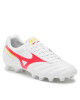 Mizuno Обувки Morelia Ii Club P1GA2316 White/Fcoral2/Bolt2 64 - Mera.bg