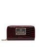 Monnari Голям дамски портфейл PUR0130-M05 Burgundy Croco - Mera.bg