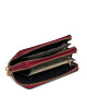 Monnari Голям дамски портфейл PUR0130-M05 Burgundy Croco - Mera.bg