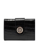 Monnari Малък дамски портфейл PUR0151-020 Black Croco - Mera.bg
