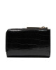 Monnari Малък дамски портфейл PUR0151-020 Black Croco - Mera.bg