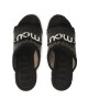 Mou Чехли Rope Wedge Big Metal Logo SW361000C Черен - Mera.bg