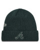 New Era Шапка Atlanta Braves World Series Patch Cuff Knit Beanie 60580730 Зелен - Mera.bg