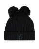 New Era Шапка Double Pom New York Yankees Beanie 60364290 Black - Mera.bg